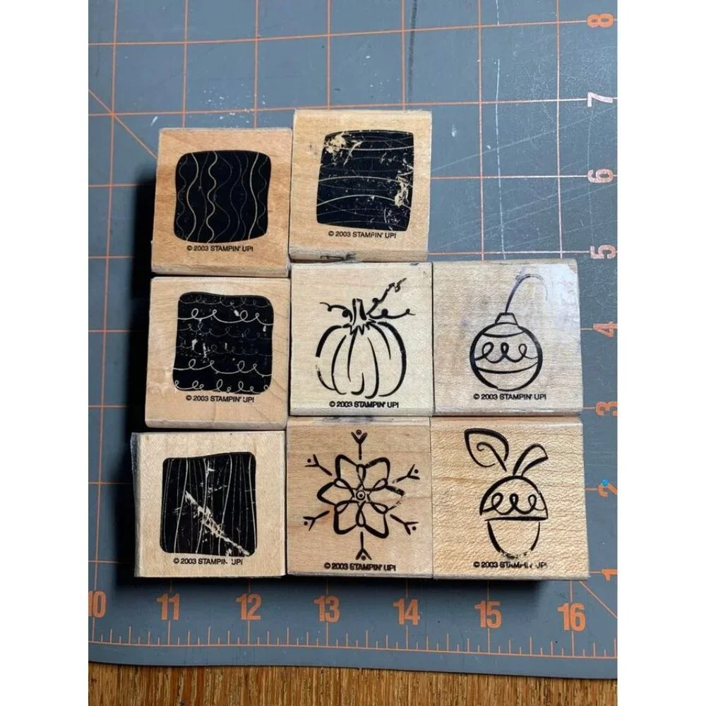Stampin Up Little Layers II Rubber Stamp Set